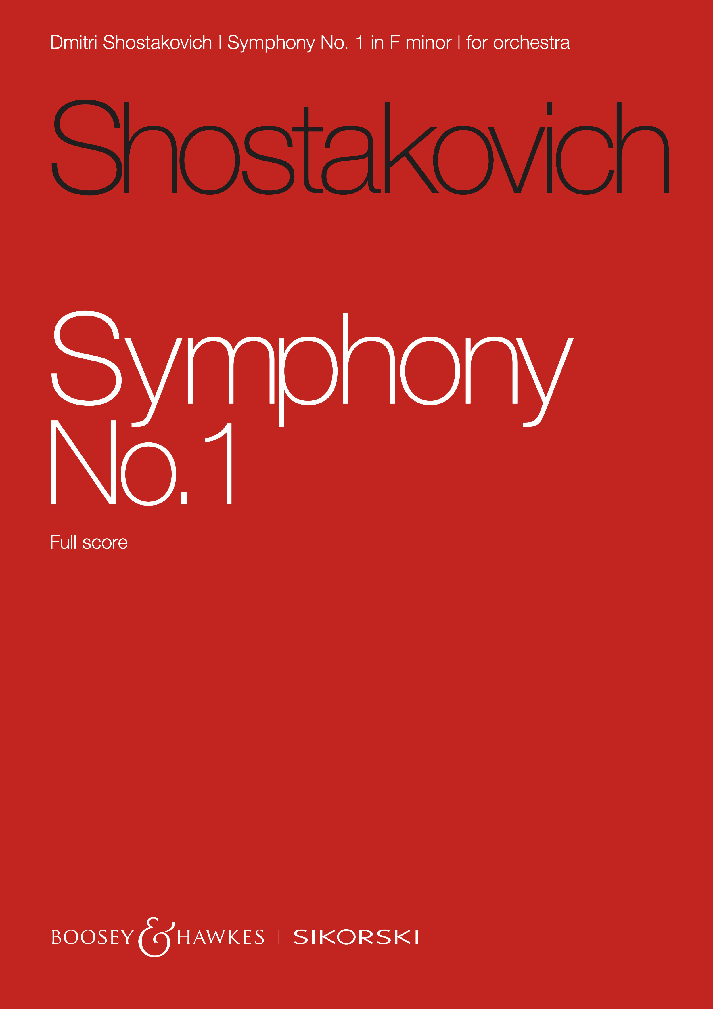 Dmitri Shostakovich The 15 Symphonies10枚 Dmitri Shostakovich - Symphony No. 1 op. 10